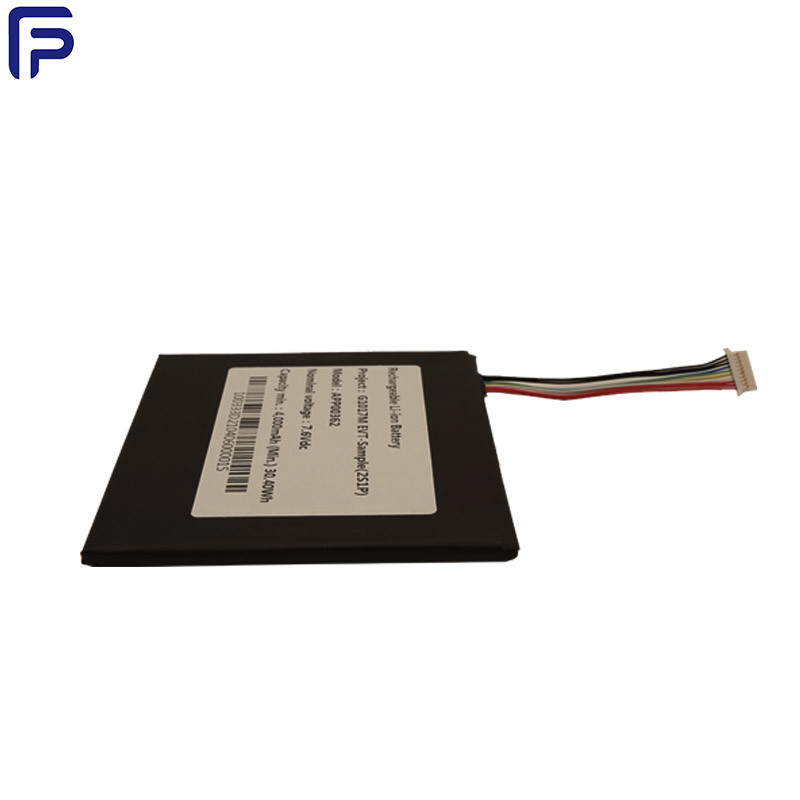 OEM 3.7 V 4000mah Battery , Polymer Li Ion Rechargeable Batteries For Tablet PC